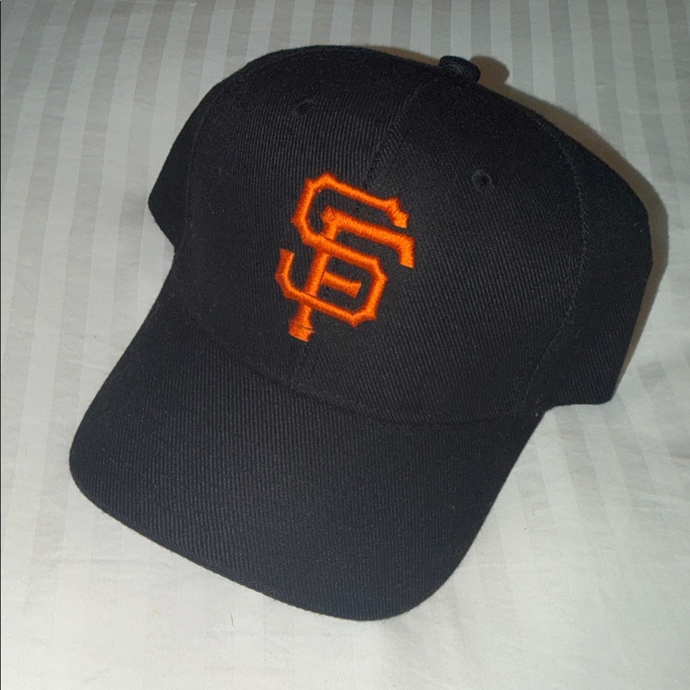 Black SF Giants cap with Orange Embroidery